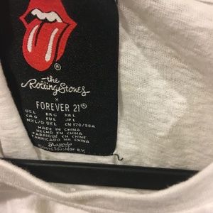 Forever 21 Tops - Forever 21 Rolling Stones pocket tee Forever 21 Tops - Forever 21 Rolling Stones pocket tee
